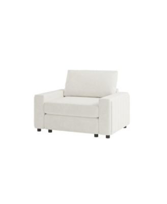 Grandon 138" Modern Modular Curved Sectional Sofa without Ottoman