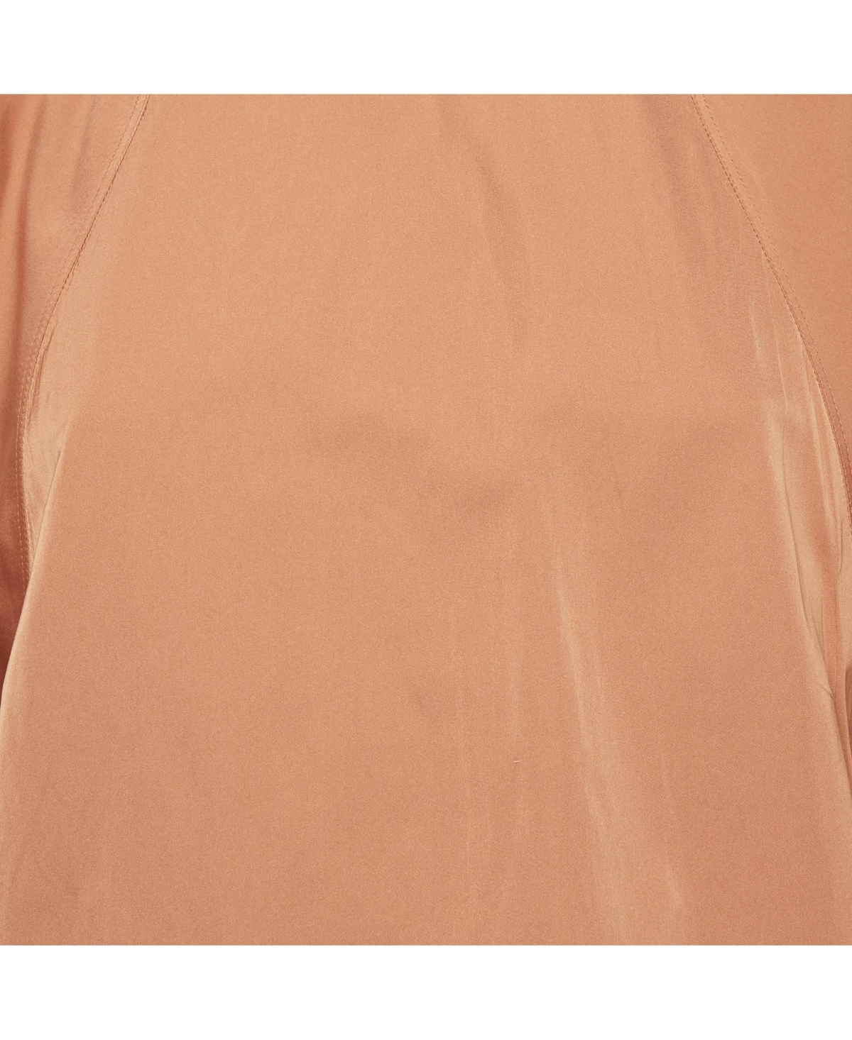 Pre-Owned Dries Van Noten Women's Ruched-Sleeve Silk-Blend Top