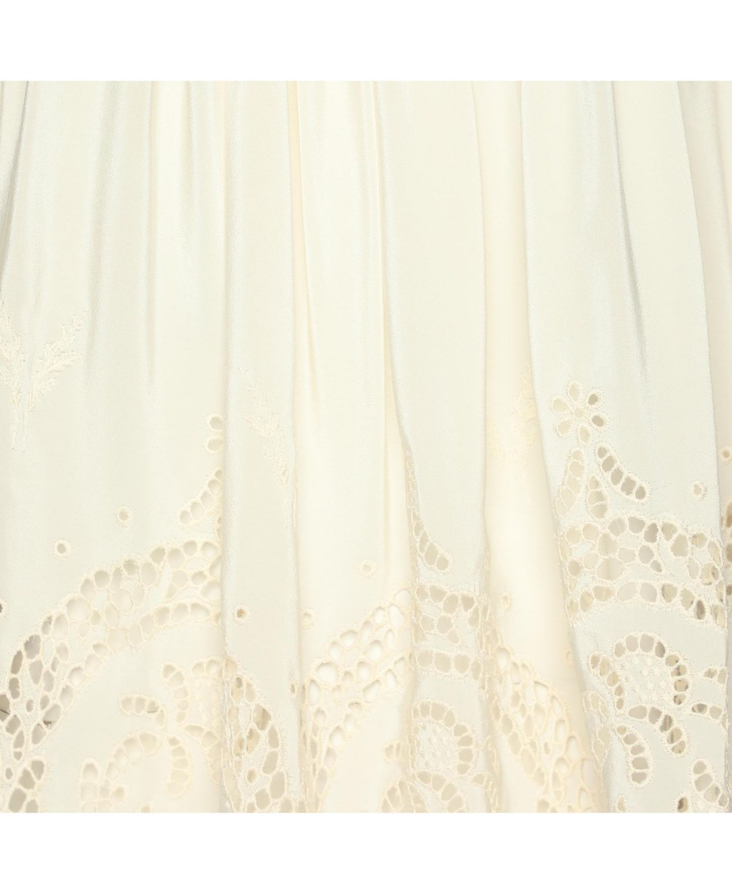 Women's Silk Broderie Anglaise Blouse