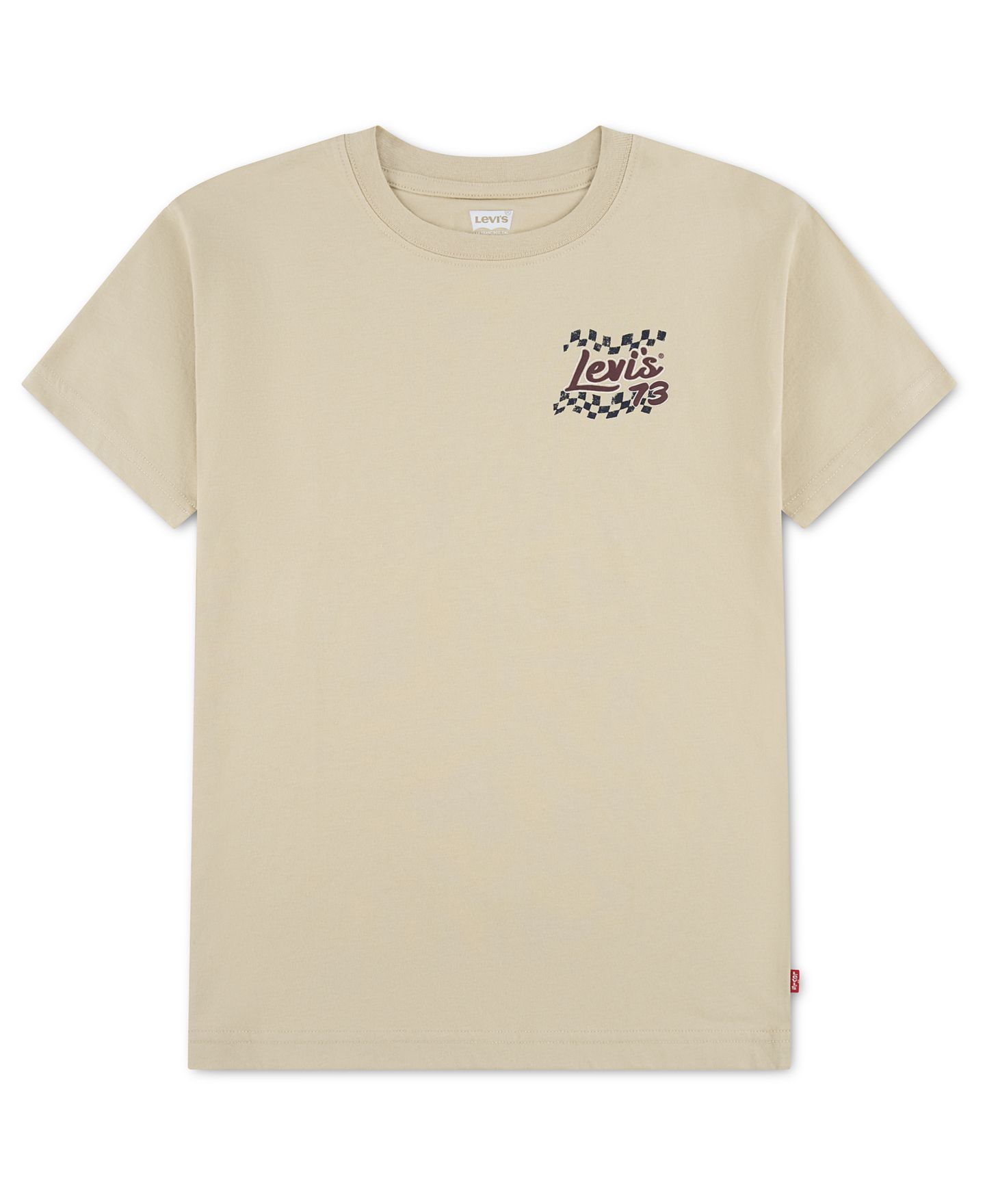 Футболка Levi's 73' Horse Power Short-Sleeve T-Shirt для мальчиков, цвет: Fields Of Rye — фото 2