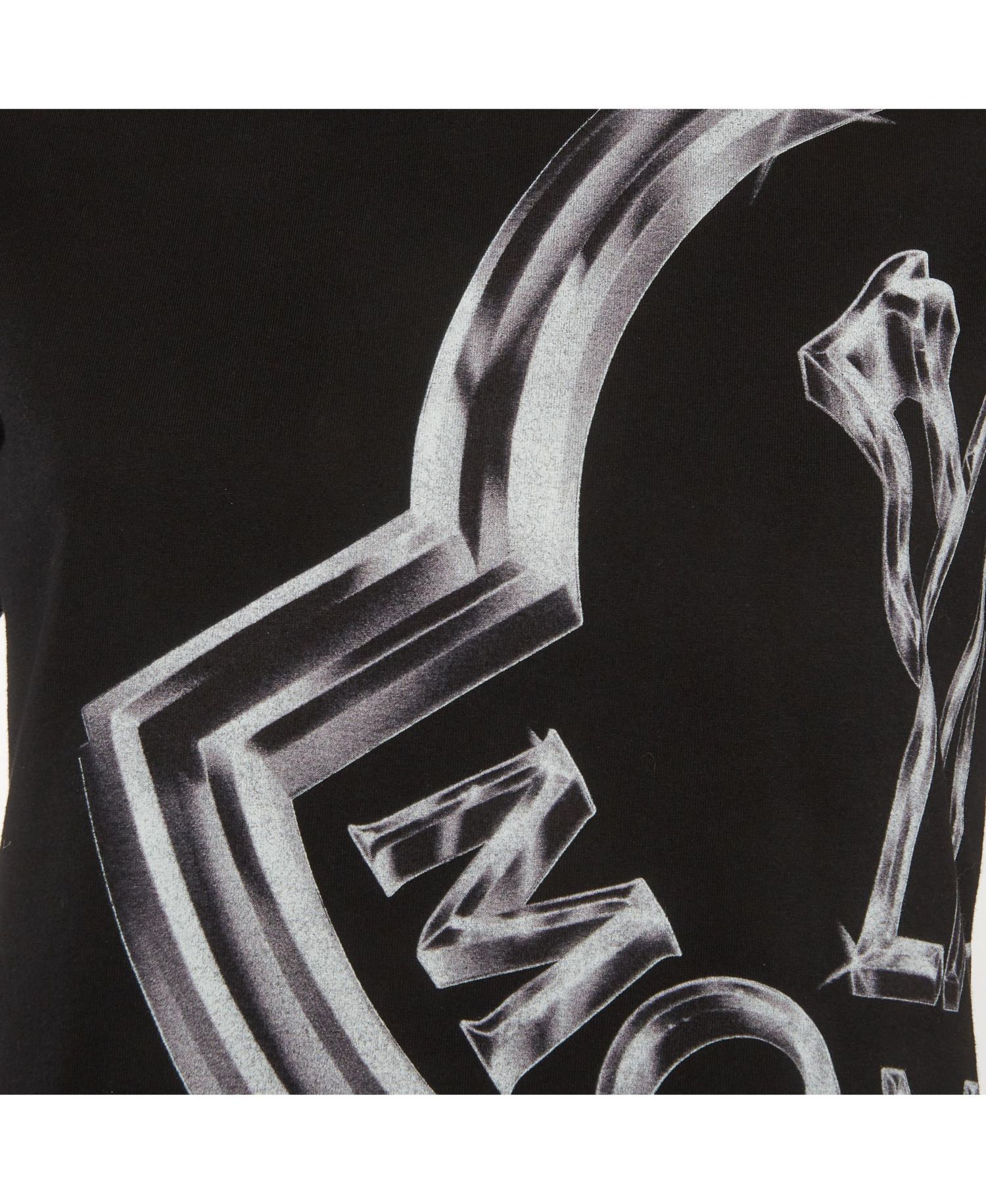 Women's Metallic-Effect Logo Cotton T-Shirt