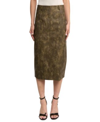 Women's Margot Zippered Midi Skirt