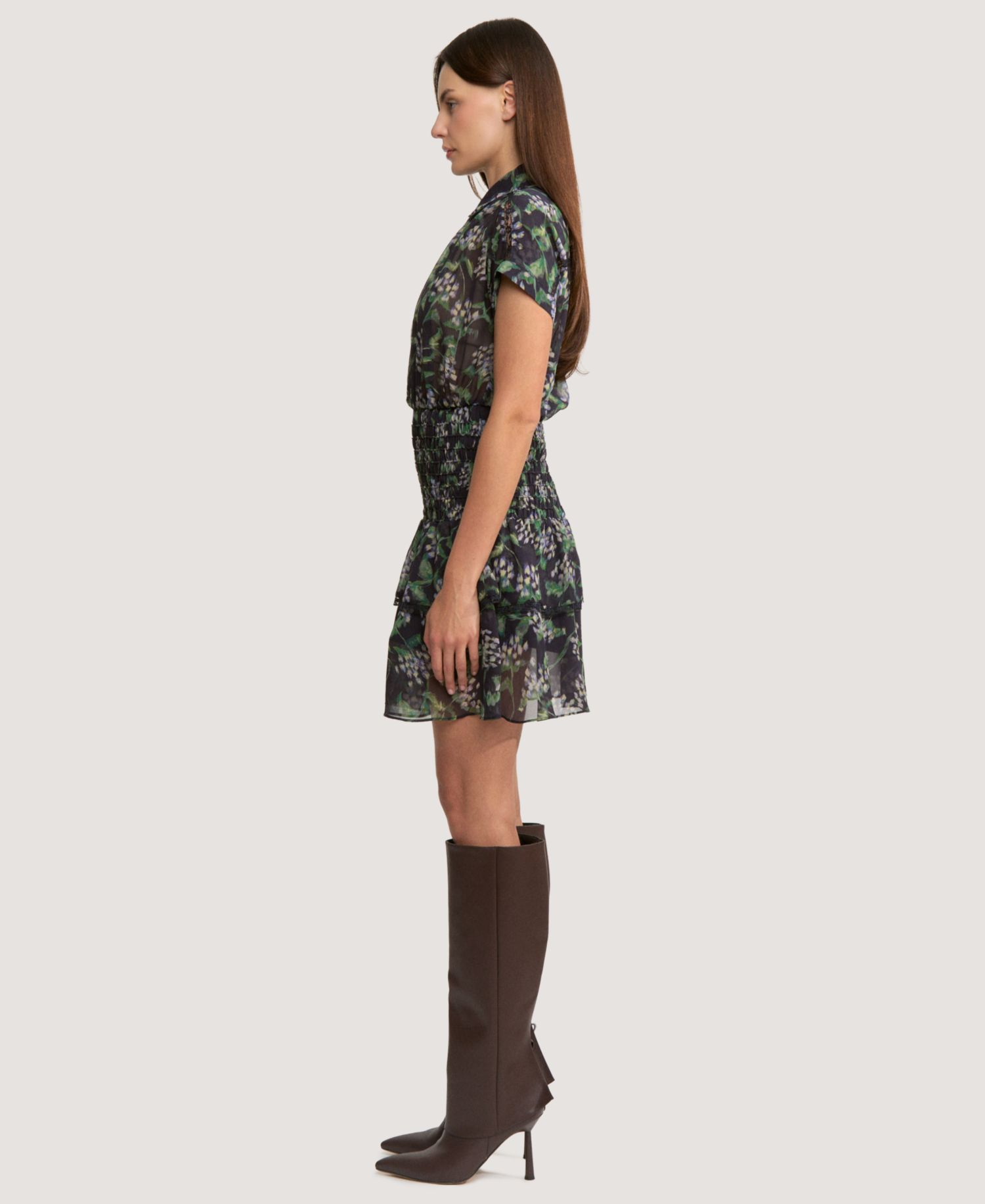 Women's Lindsey Collared Button-Front Mini Dress
