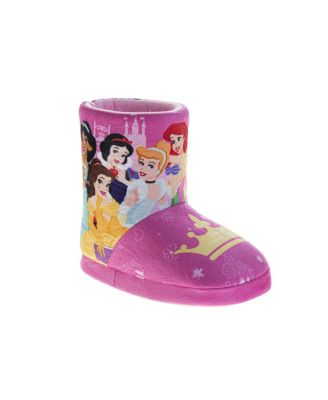 kids Toddler (size 5-6 to 11-12 )Princess Belle Booties Warm, Fluffy, House Slippers