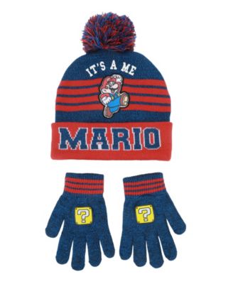 Boys' and Girls' Graphic Hat and Gloves, 2- Piece Set