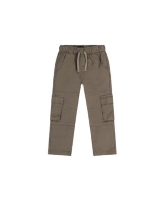 Toddler Boy Twill Pants with Cargo Pockets