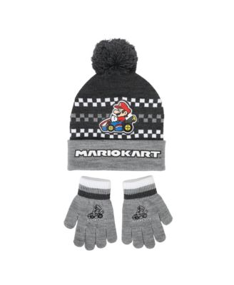 Boys' and Girls' Graphic Beanie and Matching Gloves, 2-Piece Set