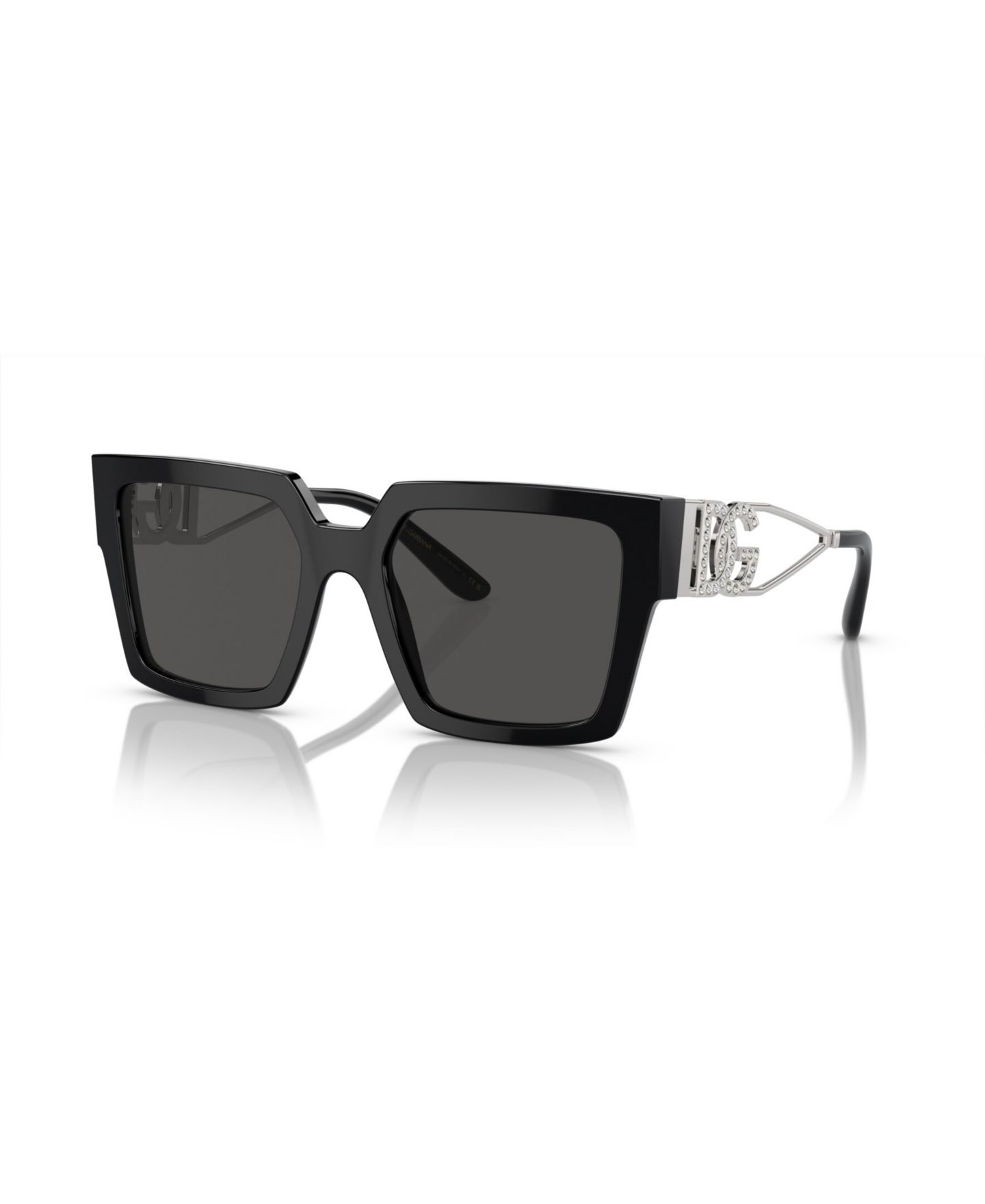 Женские солнцезащитные очки Dolce&Gabbana Sunglasses, DG4446B, цвет: Чёрный — фото 1