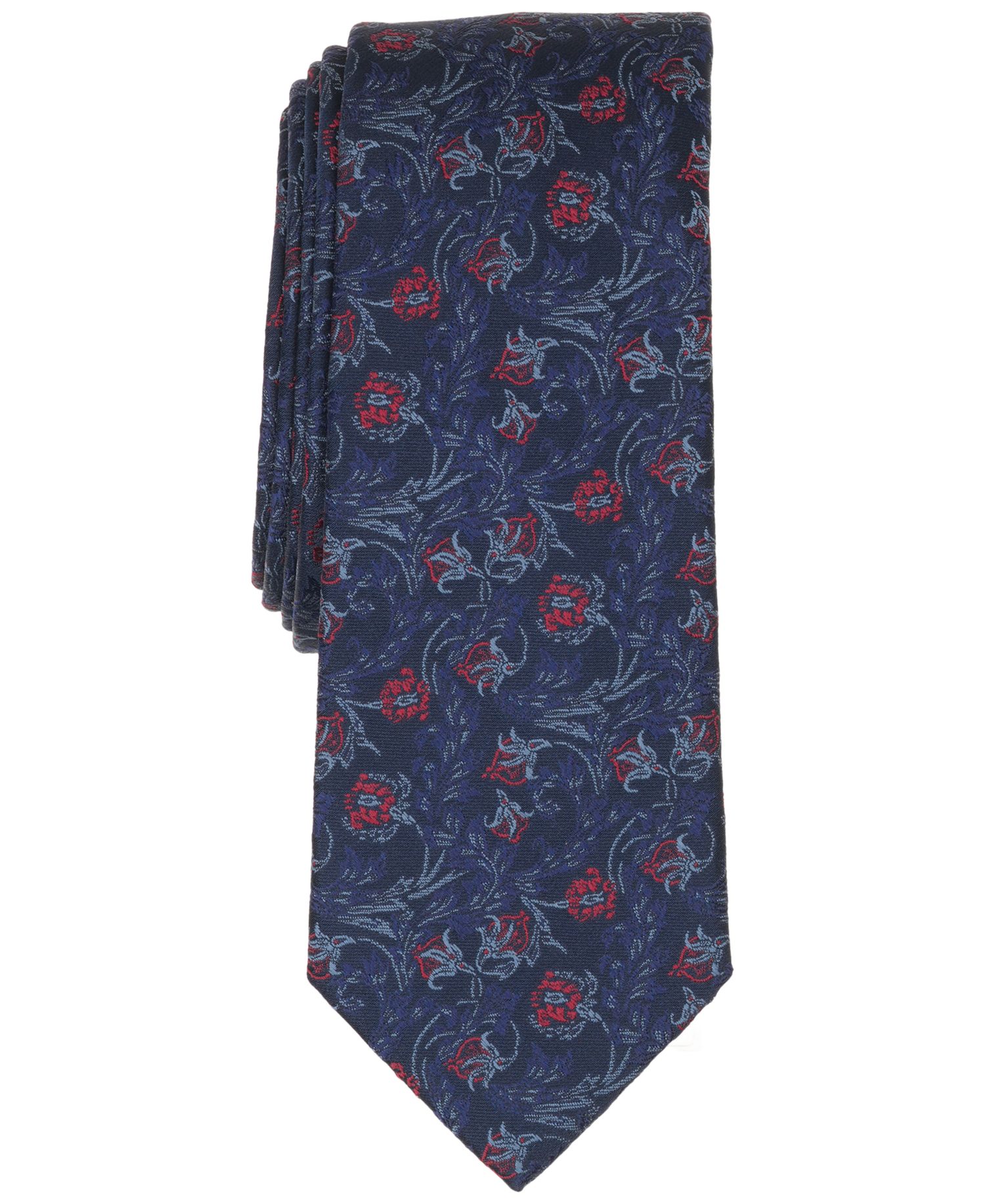 Men's Aster Floral Pattern Tie