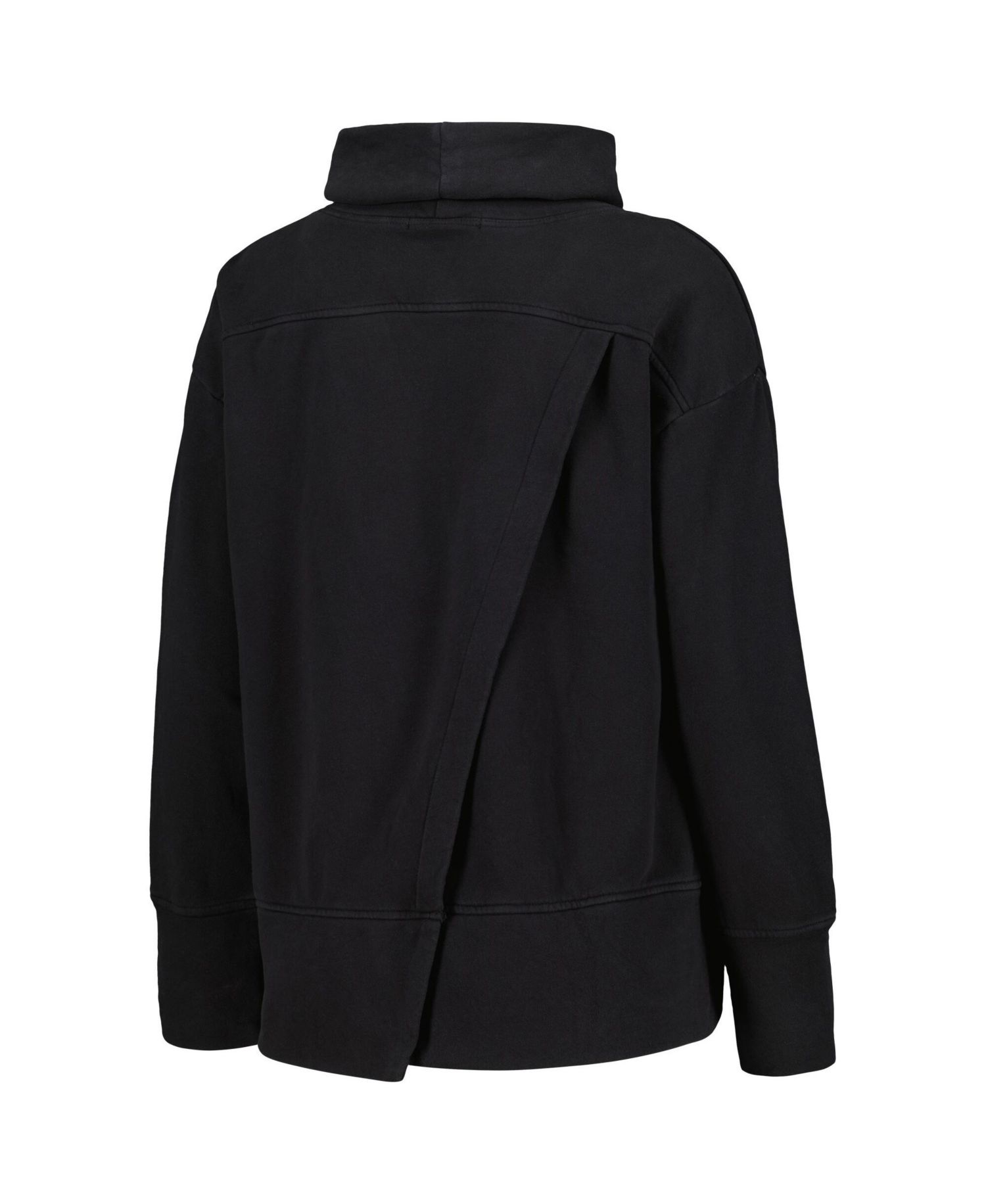 Women's Black Brooklyn Nets Sunset Pullover Sweatshirt
