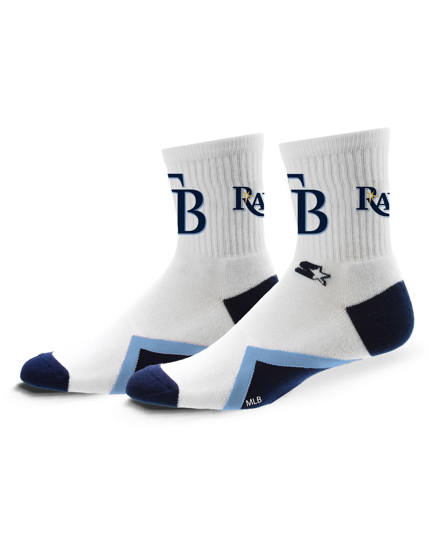 Men's and Women's Tampa Bay Rays Striker Mid-Crew Socks
