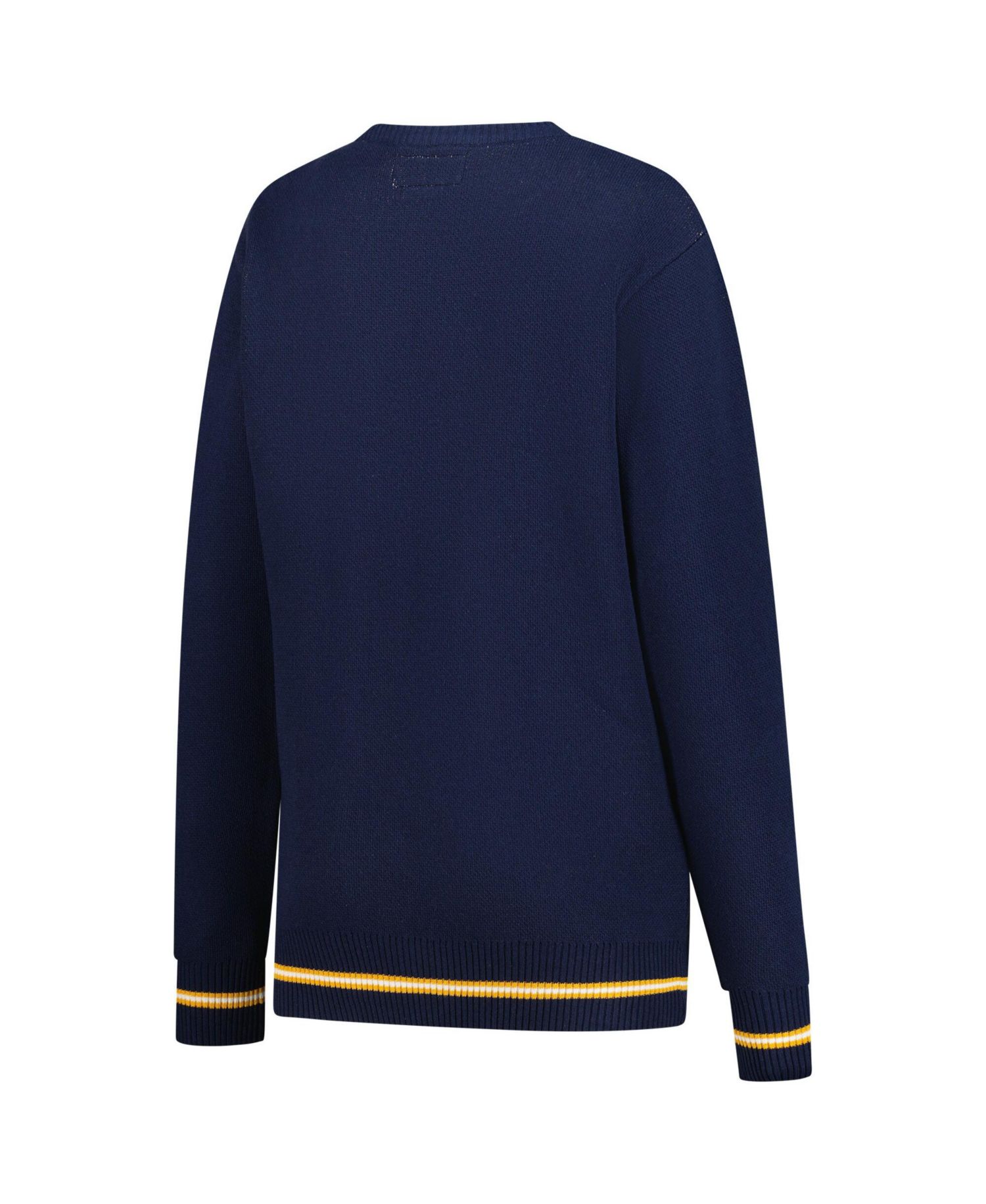 Men's and Women's Navy Notre Dame Fighting Irish Renew Knit Vintage Retro Sweater