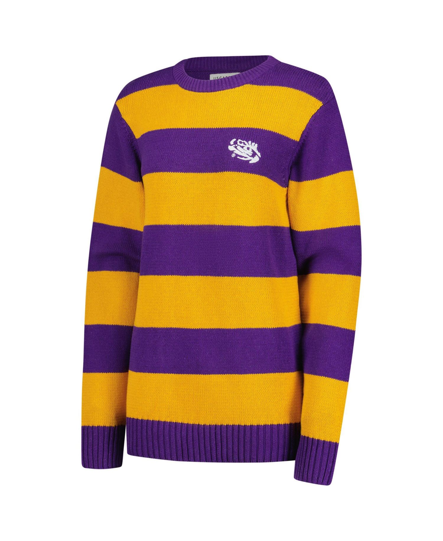 Men's and Women's Purple LSU Tigers Renew Knit Stadium Sweater