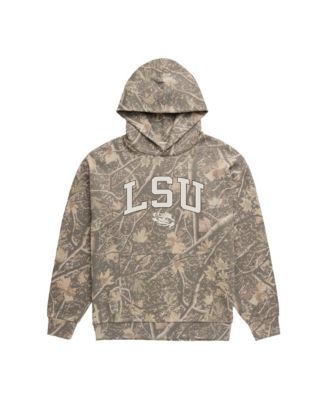 Men's Camo LSU Tigers Back Bay Fleece Hoodie