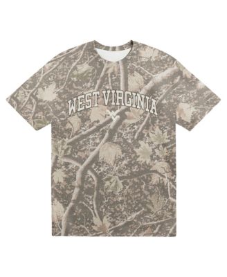 Men's Camo West Virginia Mountaineers Back Bay Heavyweight T-Shirt