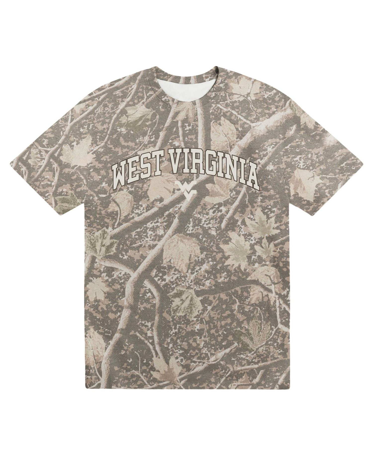 Men's Camo West Virginia Mountaineers Back Bay Heavyweight T-Shirt