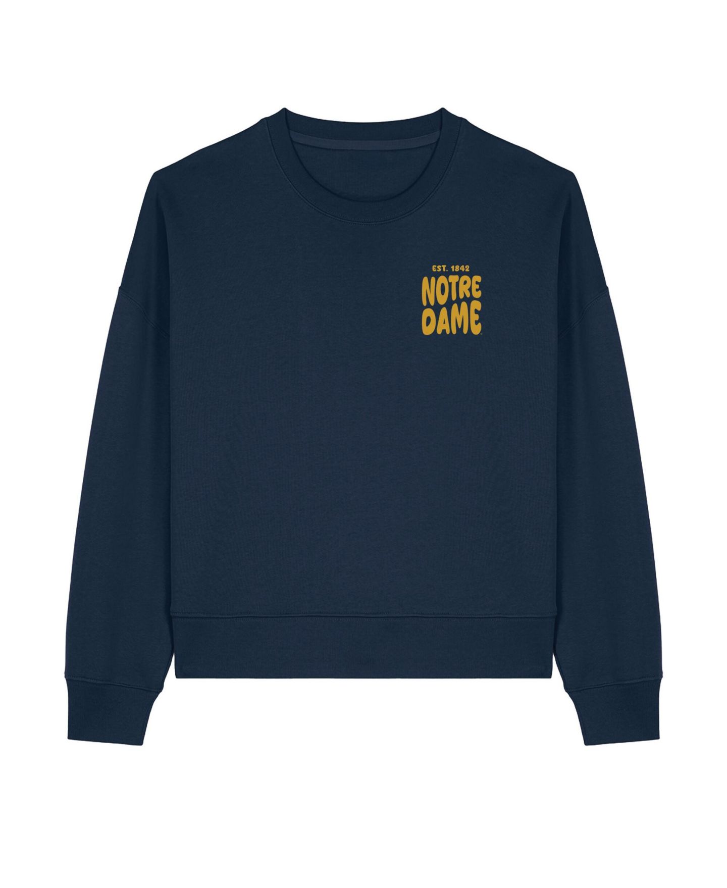 Женская толстовка Uscape Apparel Navy Notre Dame Fighting Irish Cloud — фото 2
