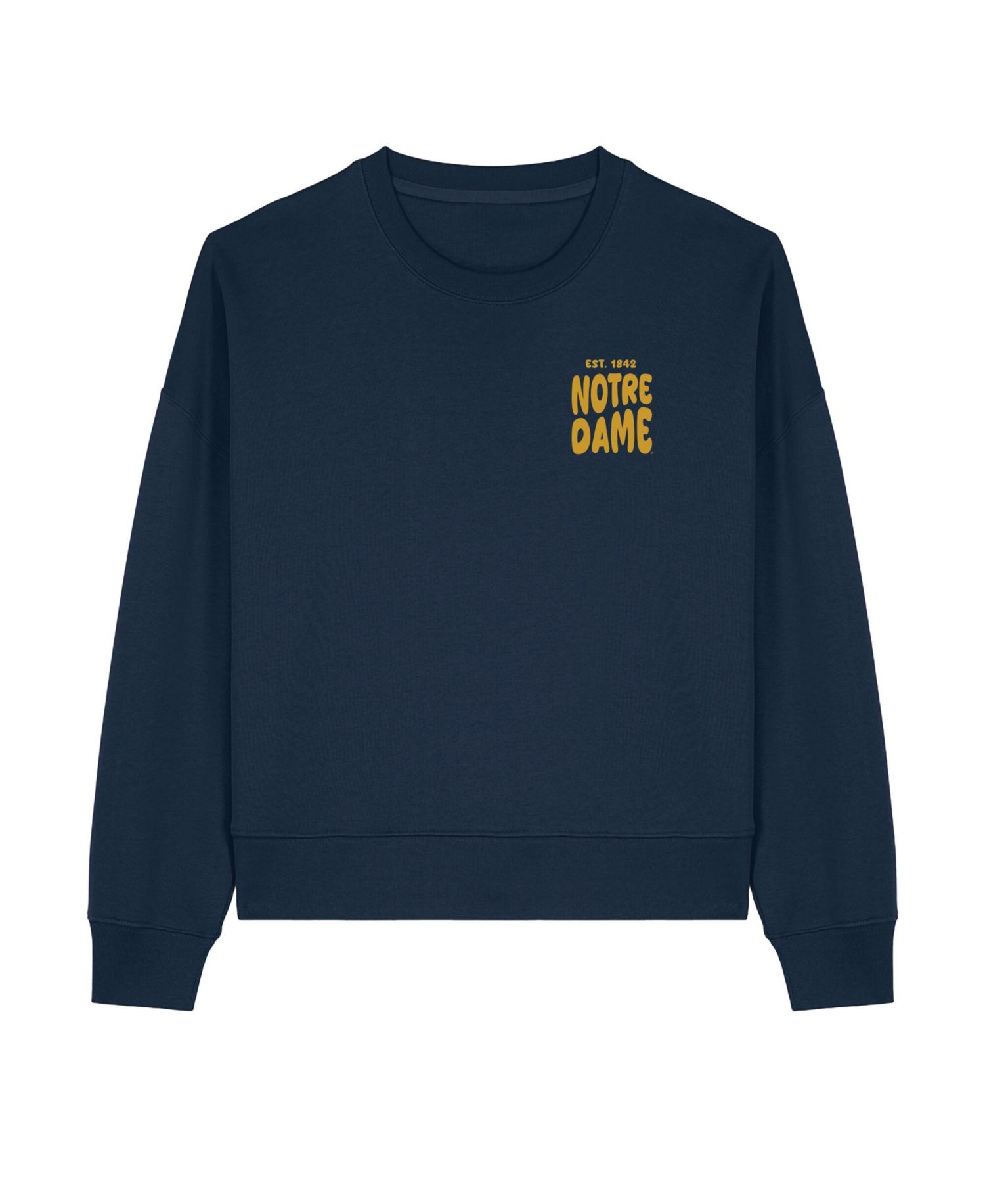 Women's Navy Notre Dame Fighting Irish Cloud Sweatshirt