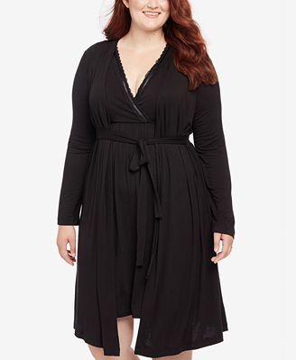 plus size nursing gown and robe set
