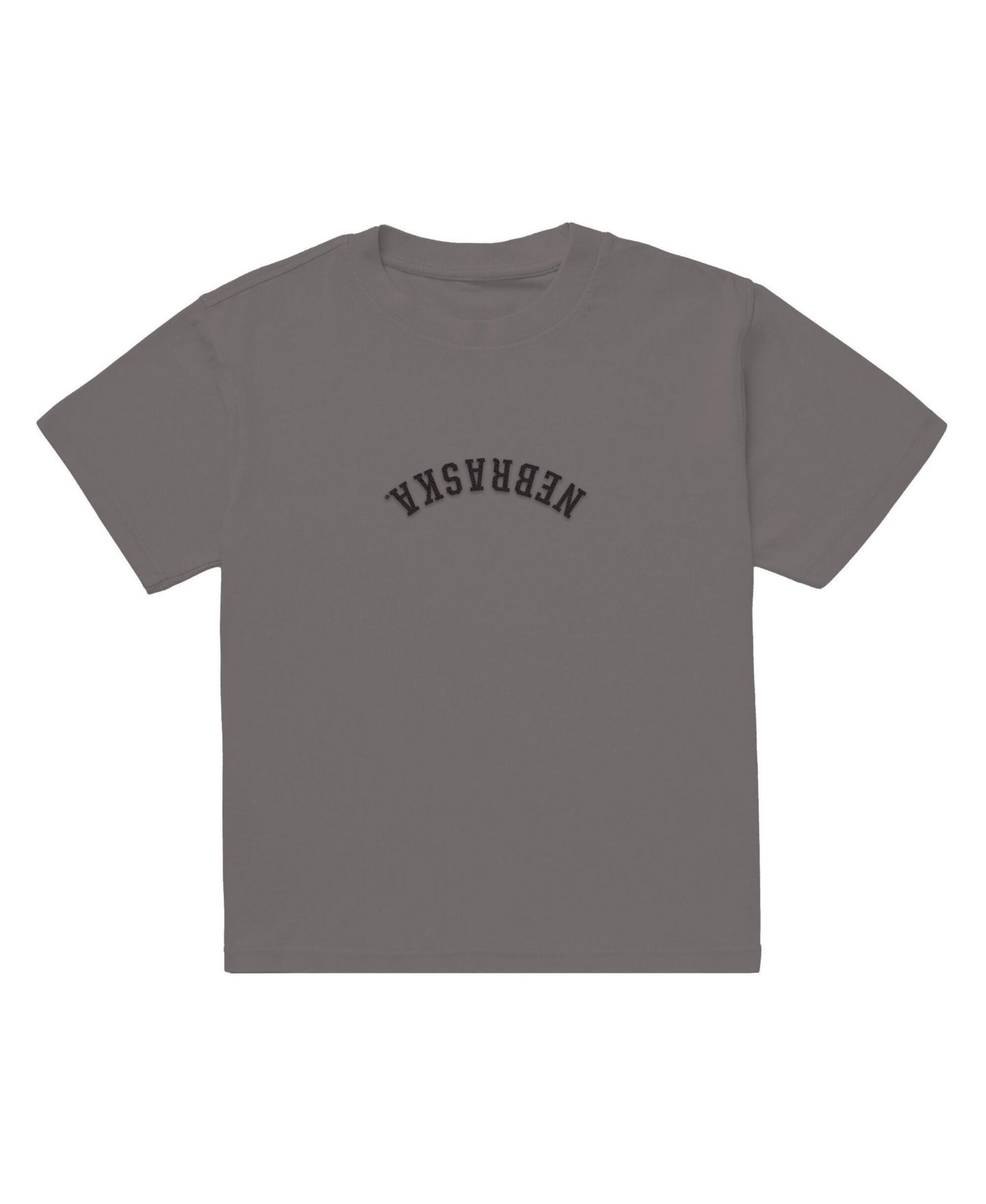 Мужская футболка Uscape Apparel Brown Nebraska Huskers Upside Down Embroidered Vintage Heavyweight — фото 2