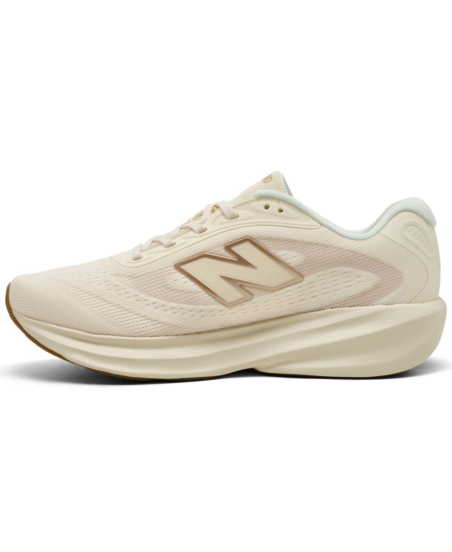 Женские кроссовки New Balance Fresh Foam 680v7 Running, цвет: Кремовый / Золотой — фото 3