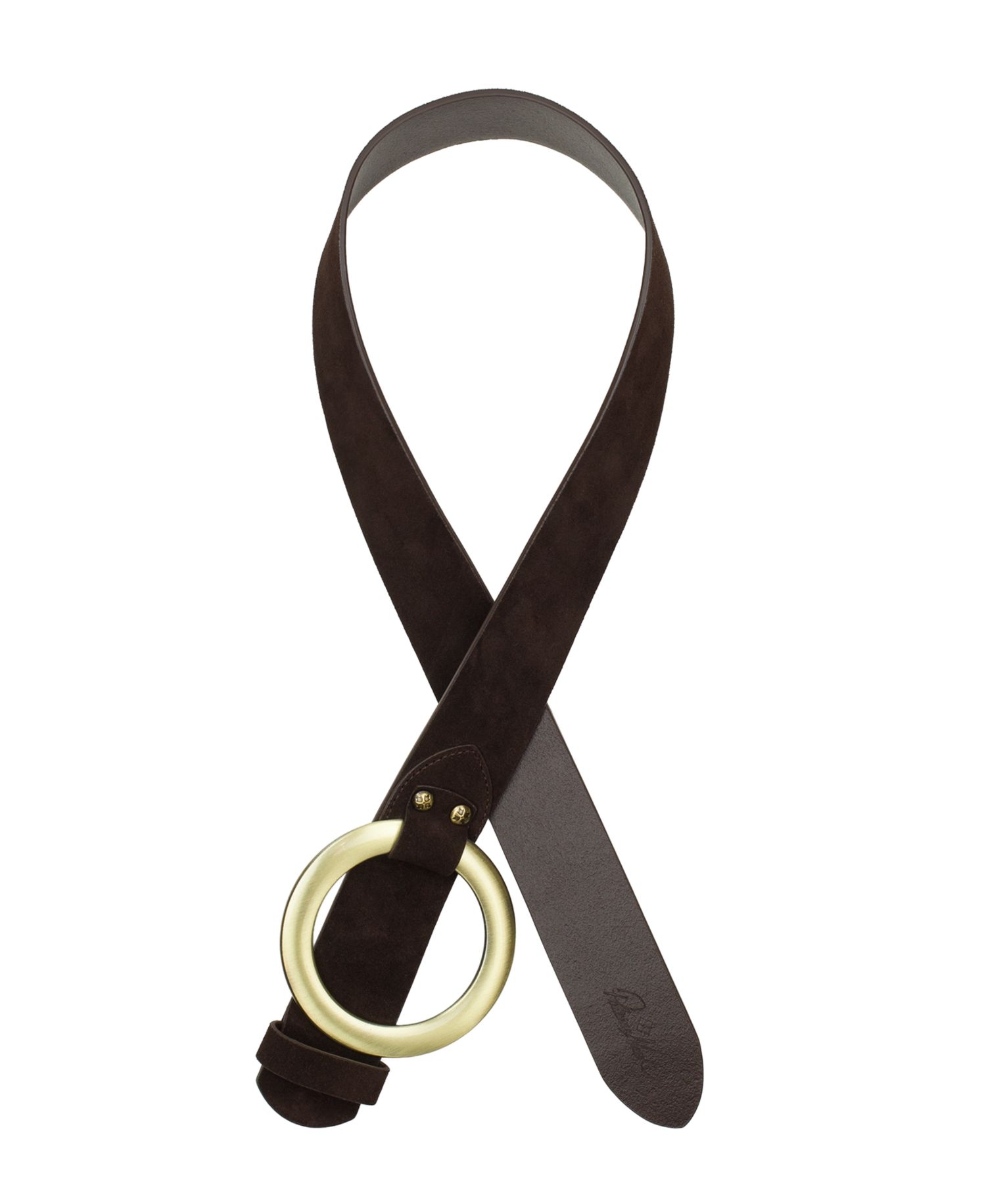 Bergen Exotics Burnished Suede Belt