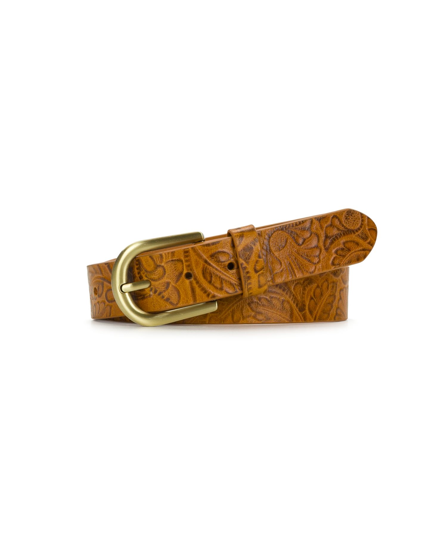 Vietri Brazilian Supple Tooled Belt