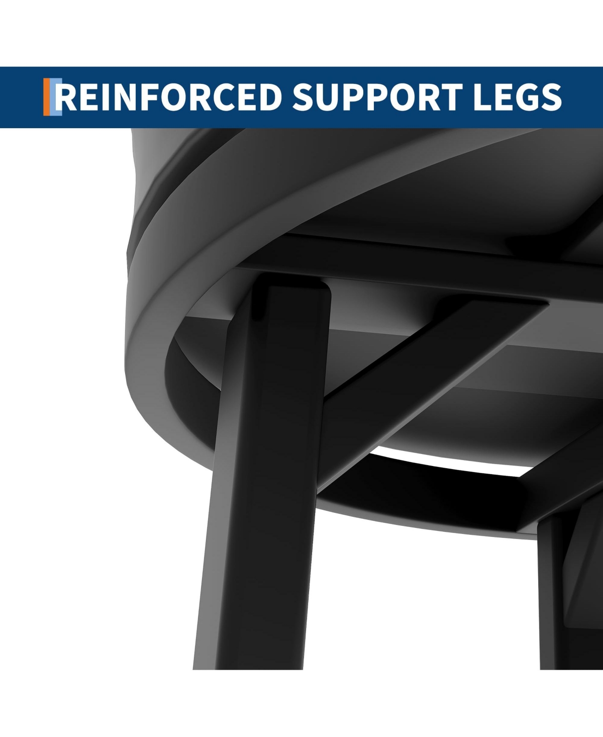 homfan 30-Inch Set of 4 Swivel Bar Stools Counter Height Rotating Barstools with Backrest Kitchen Island Seating Dining Chairs
