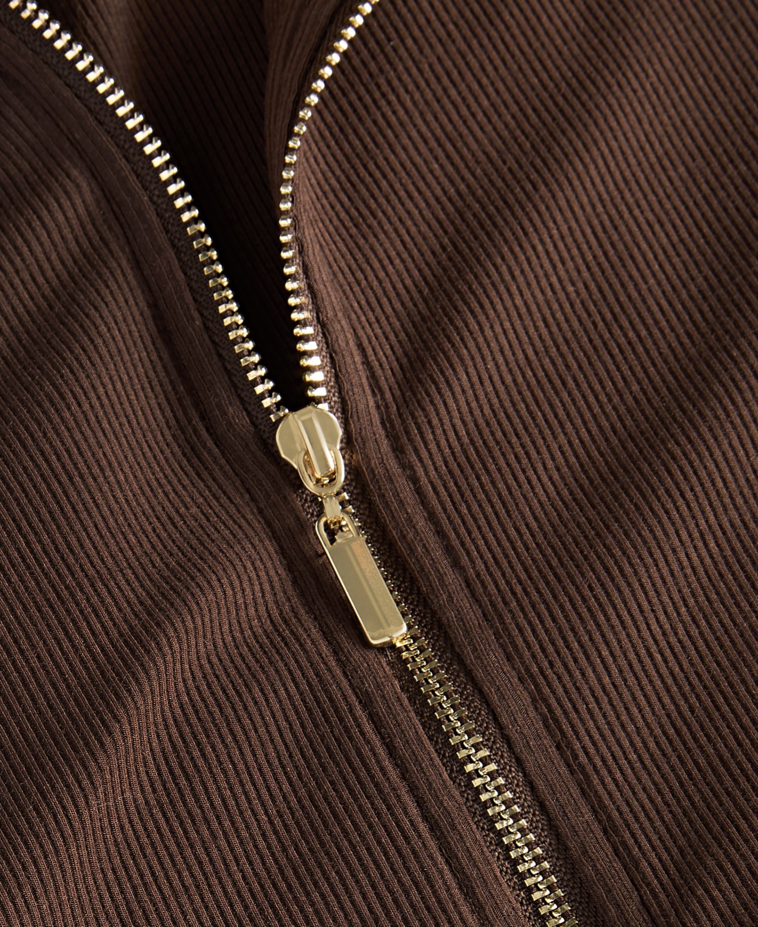 Petite Mock-Neck Zip-Front Top