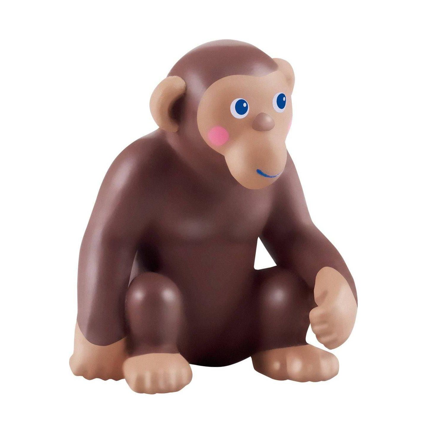 Детские фигурки Haba Little Friends Monkey - Chunky Plastic Zoo Animal Toy Figure (2.5" Tall) — фото 1