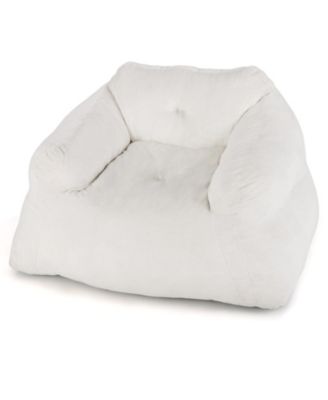 Plush Bean Bag Chair with Ultra-Soft Velvet Cover for Lounging
