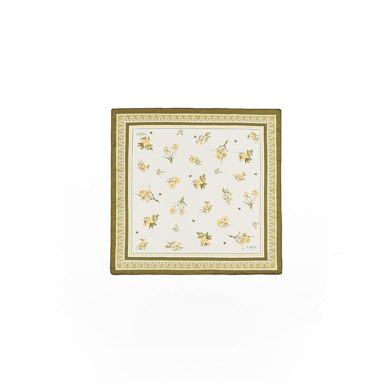 Women's Nouveau Floral Square Scarf