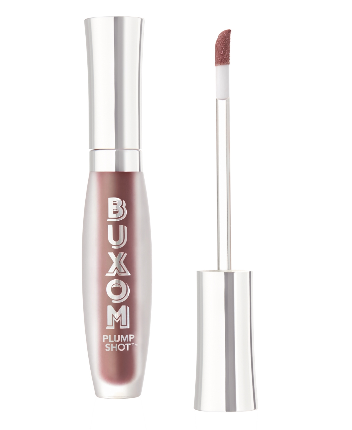 Buxom Cosmetics Plump Shot Peptide Lip Serum Shimmer, 0.14 Oz. In Sheer Chocolate Shimmer