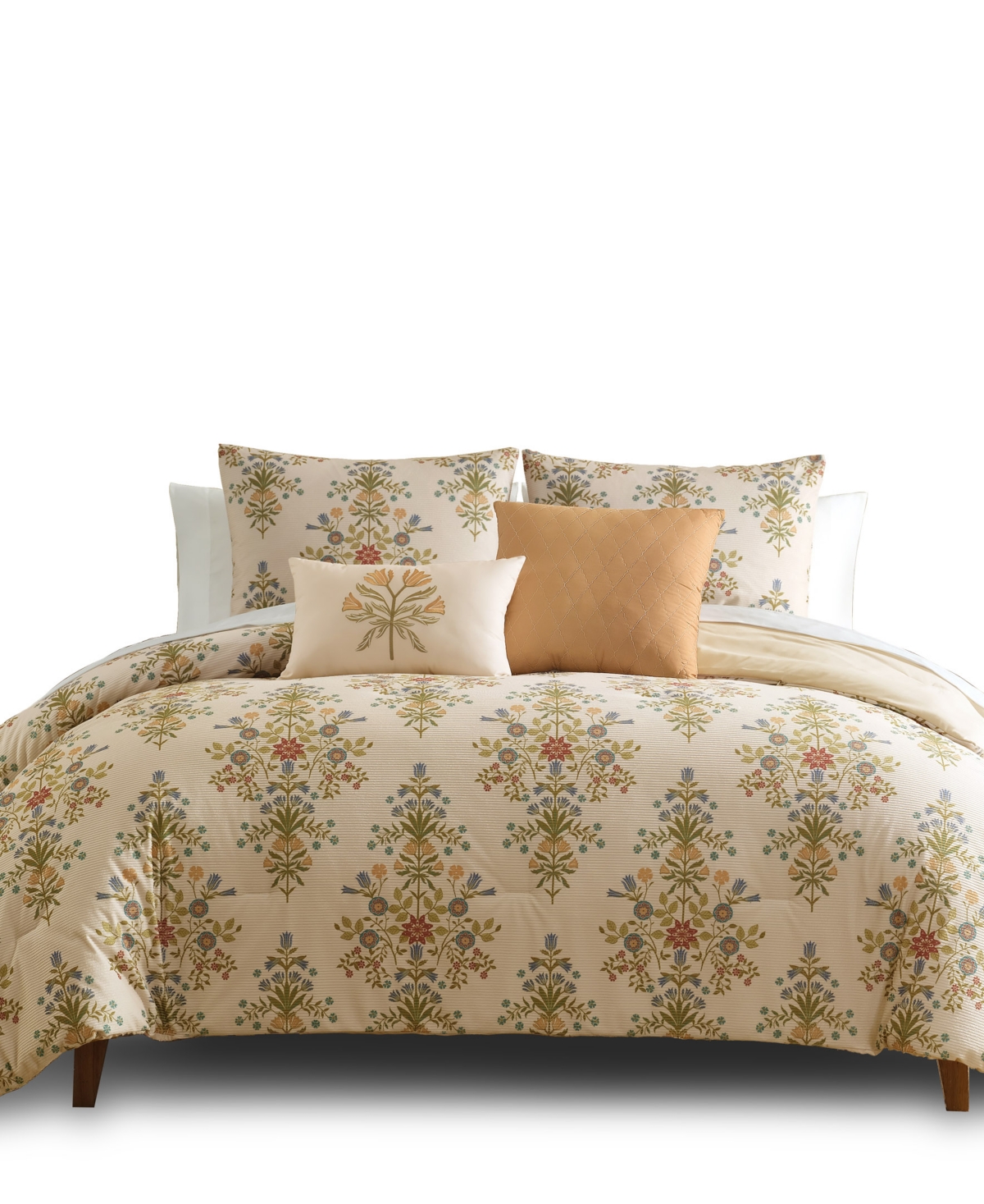 Elin Damask 9-Piece Comforter Set