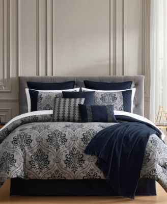 Horwin Damask 14-Piece Comforter Set, King