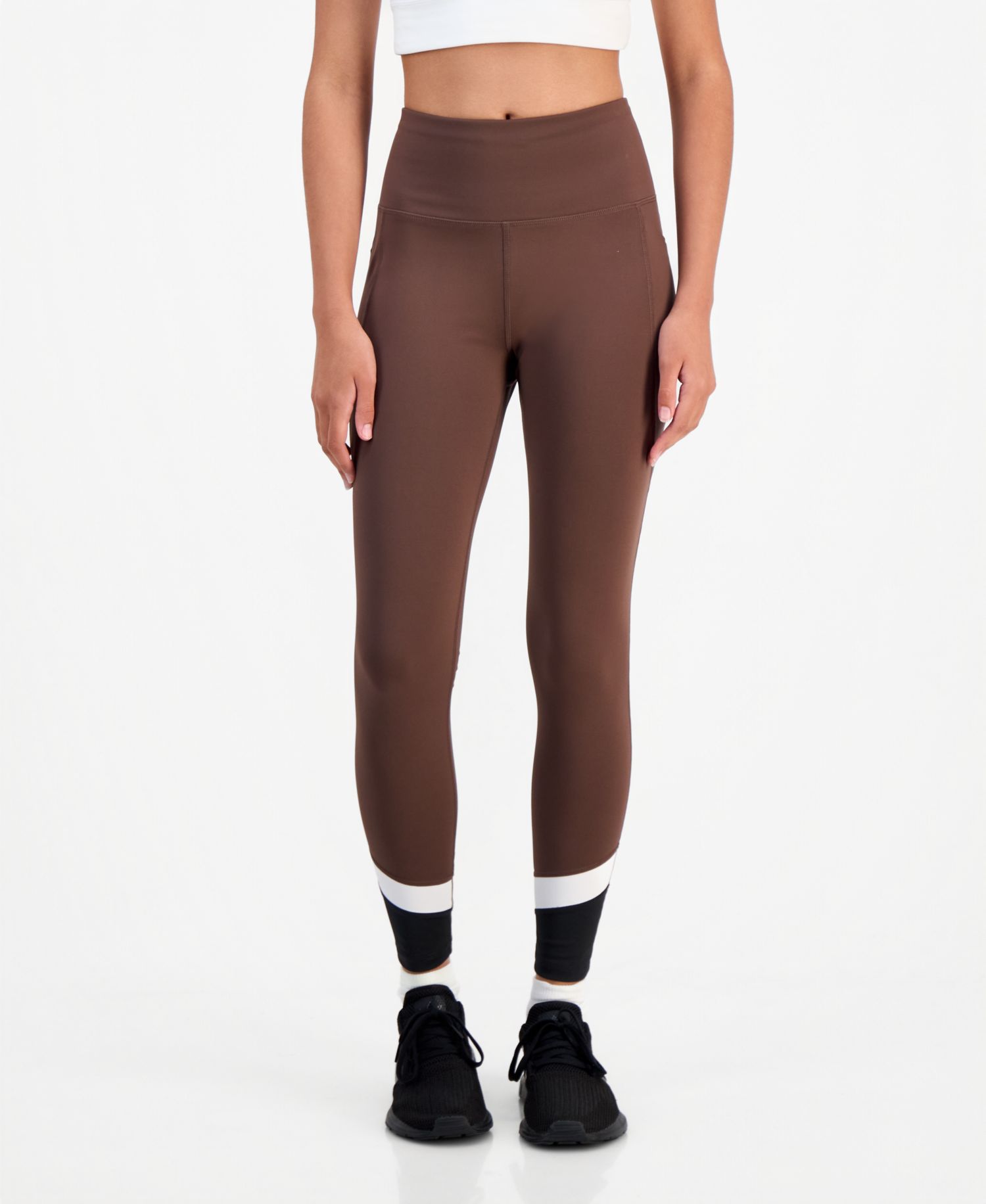 Women's Compression High-Waist Colorblock Leggings, 25" Inseam