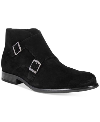Bar III Men's Dante Double Monk Chukka Suede Boots, Only at Macy's