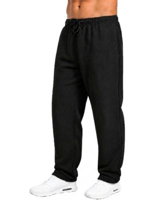 Men's Classic Open-Bottom Fleece Sweatpants