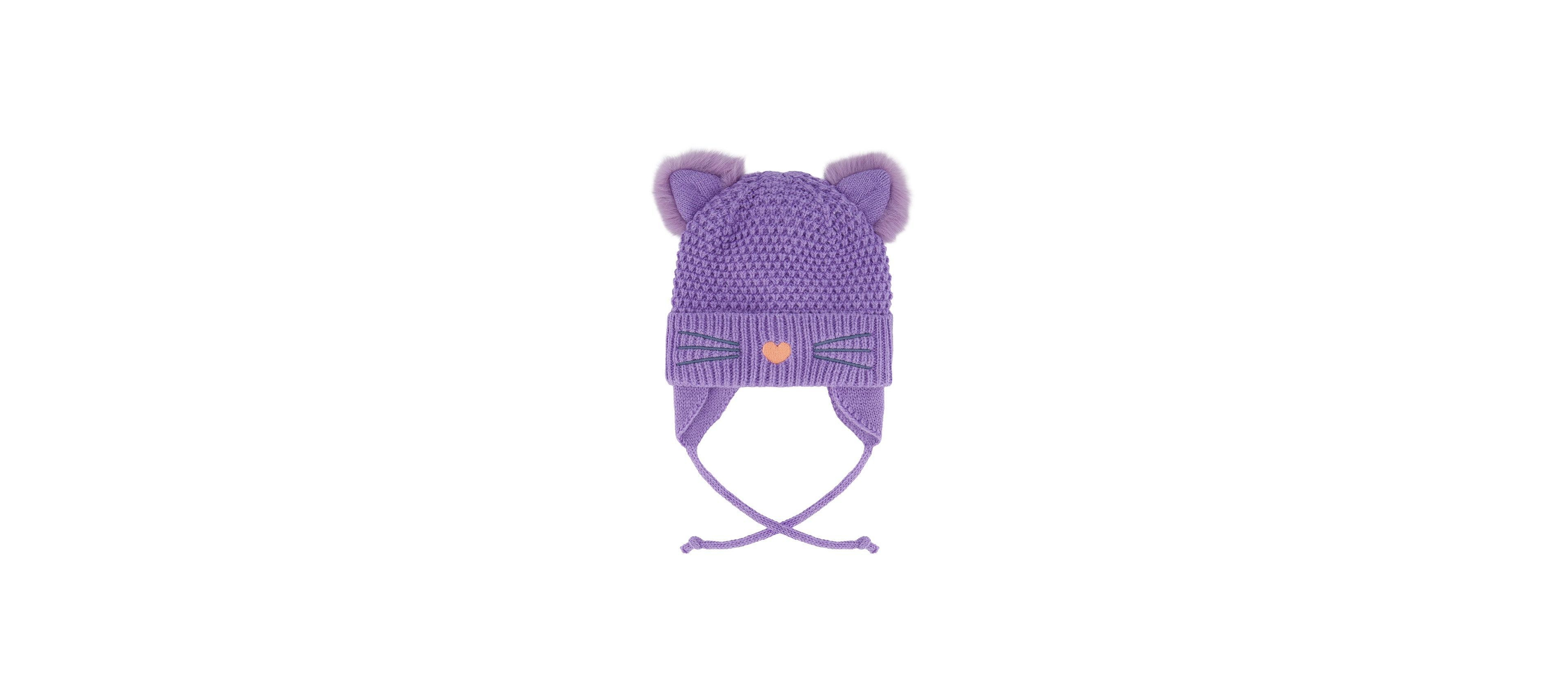Deux par Baby Girl (6M-24M) Winter Knit Hat with Ears