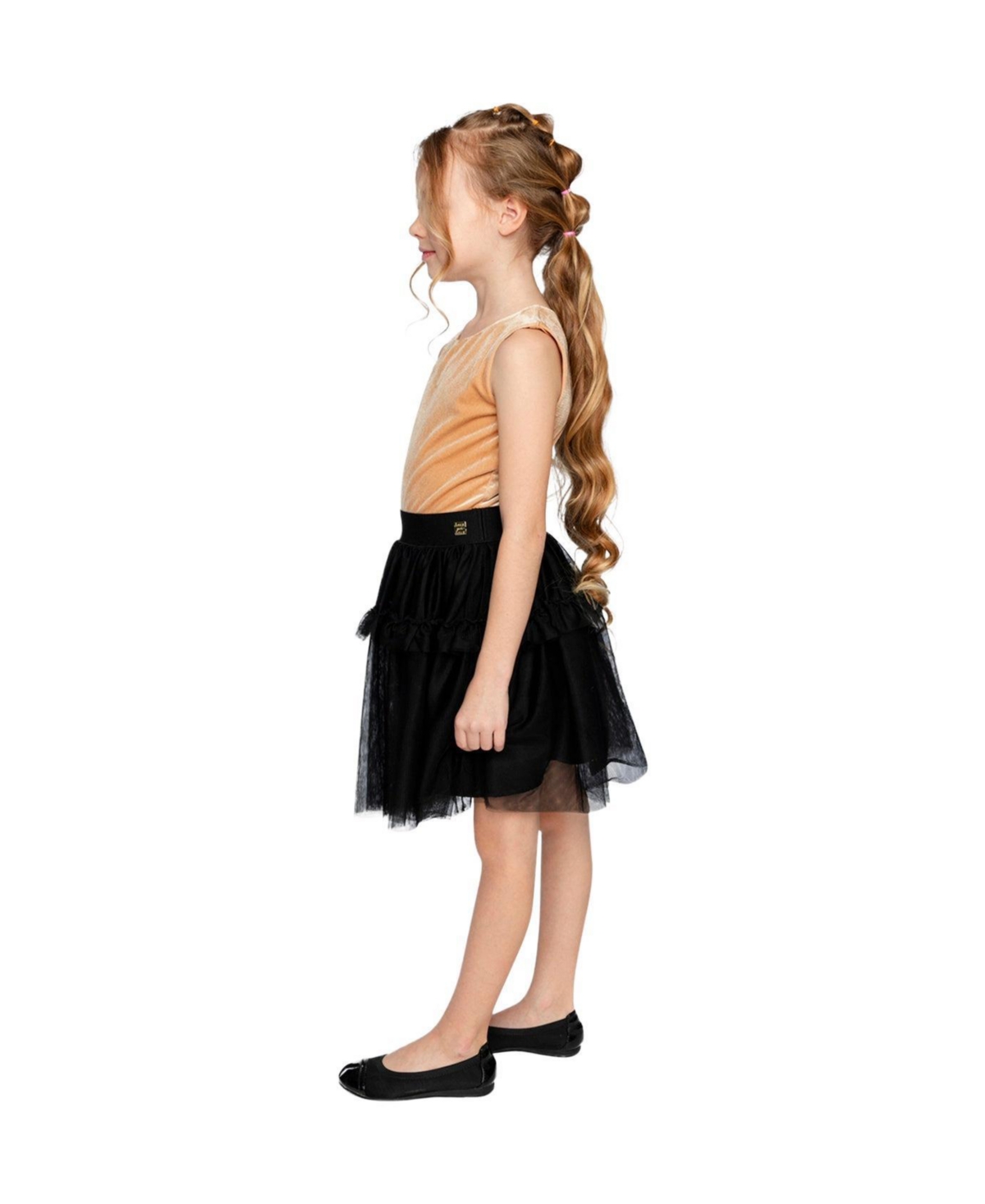 Deux par Little and Big Girl's (6-14) Bi-Material Sleeveless Dress