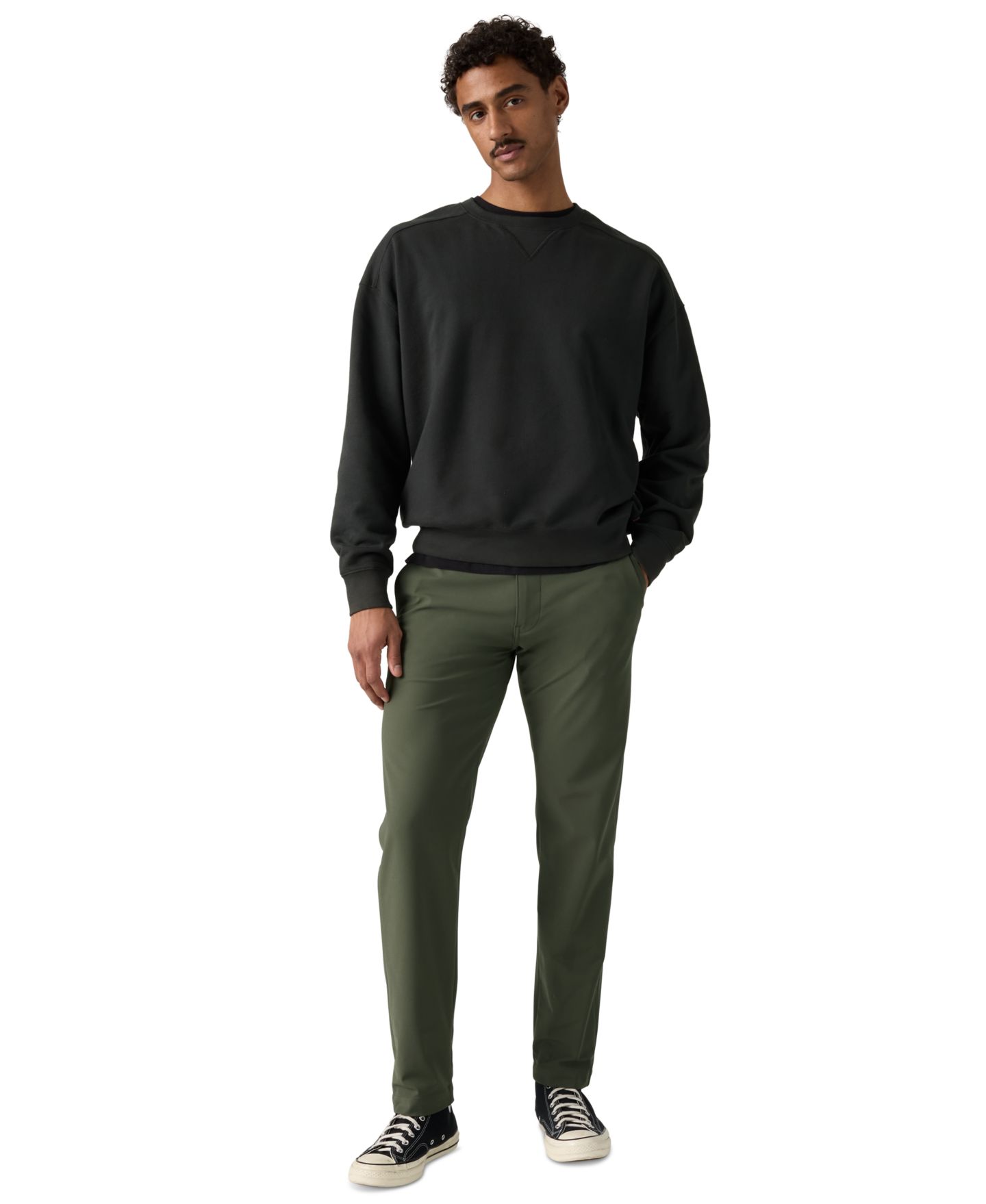 Мужские брюки Levi's XX Tech+ Standard Taper Chino, цвет: Kamababa — фото 3