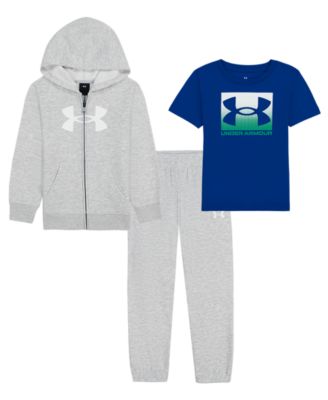 Boys' 2T-7 Long-Sleeve Hoodie, T-shirt and Joggers, 3-Piece Set