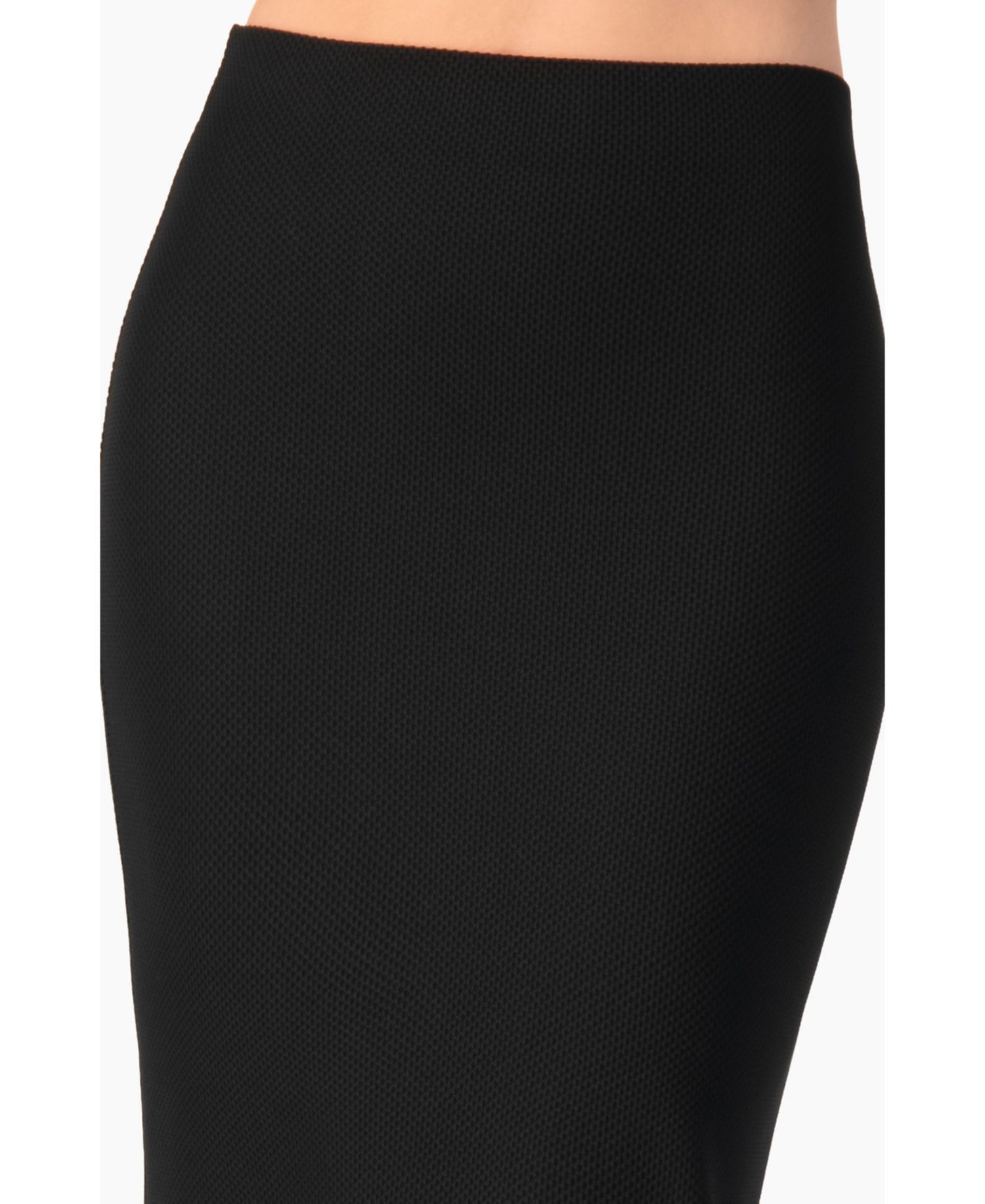 Women's Smooth Stretch Knit High Waist Fitted Midi Skirt