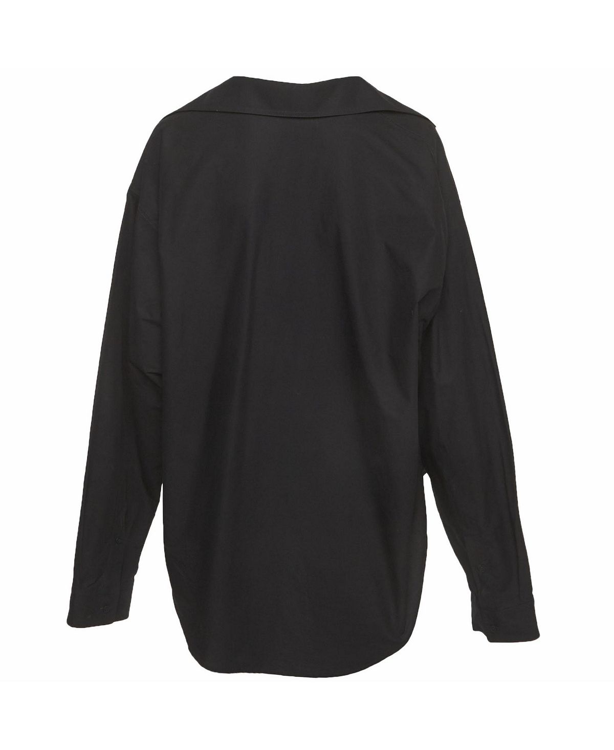 Pre-Owned Balenciaga Women's Oversized Logo Popover Shirt view 2 — MAYCSS fashion products