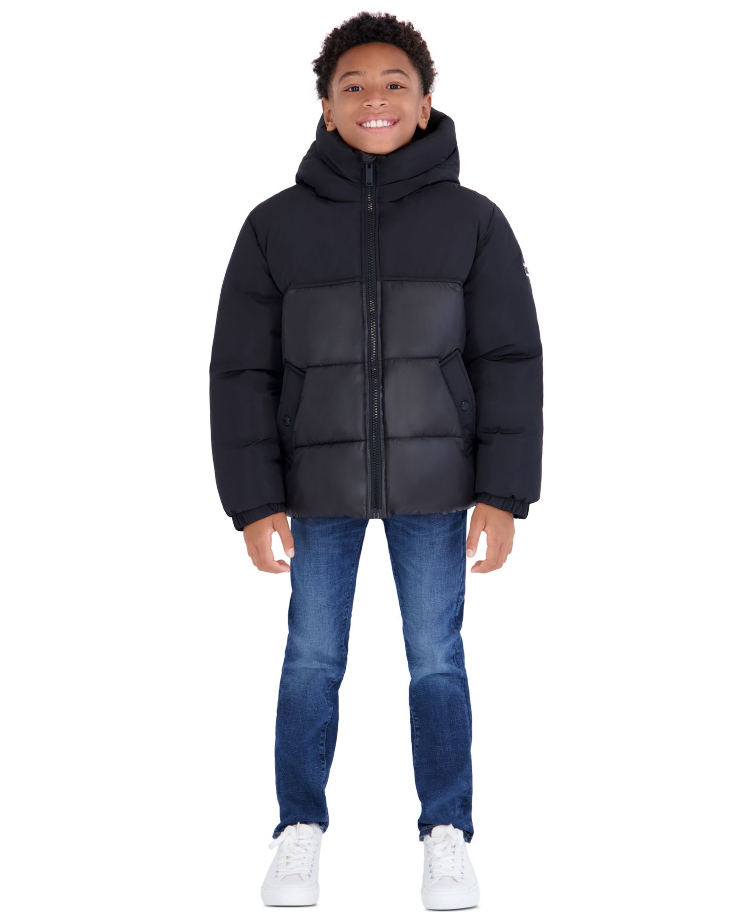Boys' 5-16 Long-Sleeve Puffer Jacket