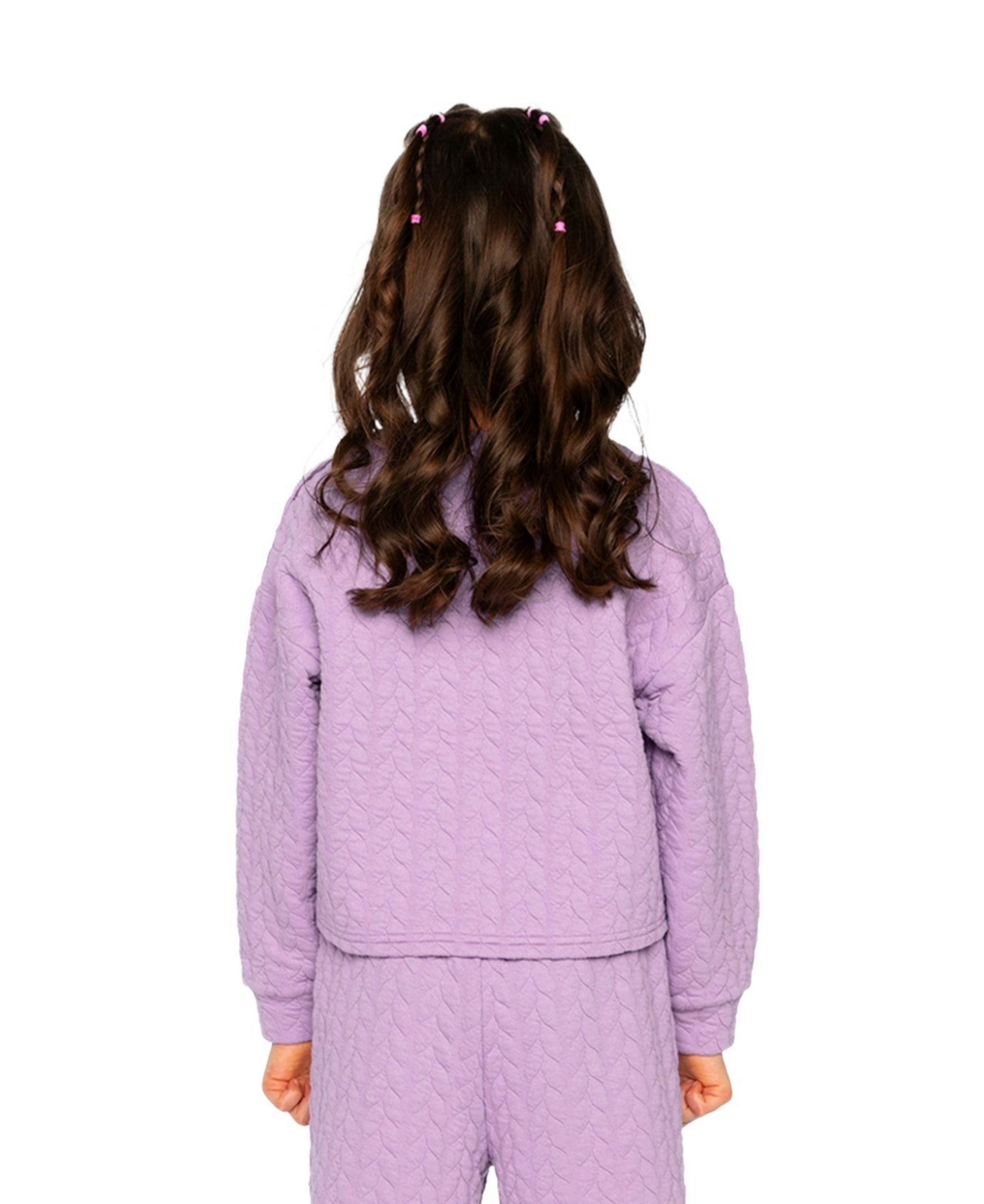 Deux par Girls' (6–14) Jacquard Sweatshirt
