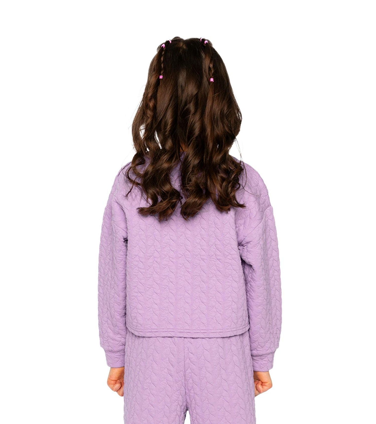 Girls' (6–14) Jacquard Sweatshirt
