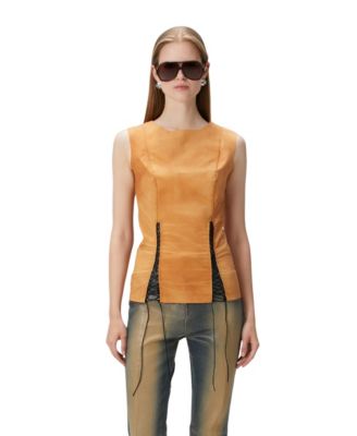 Women's Cotton Slit Detailed Top
