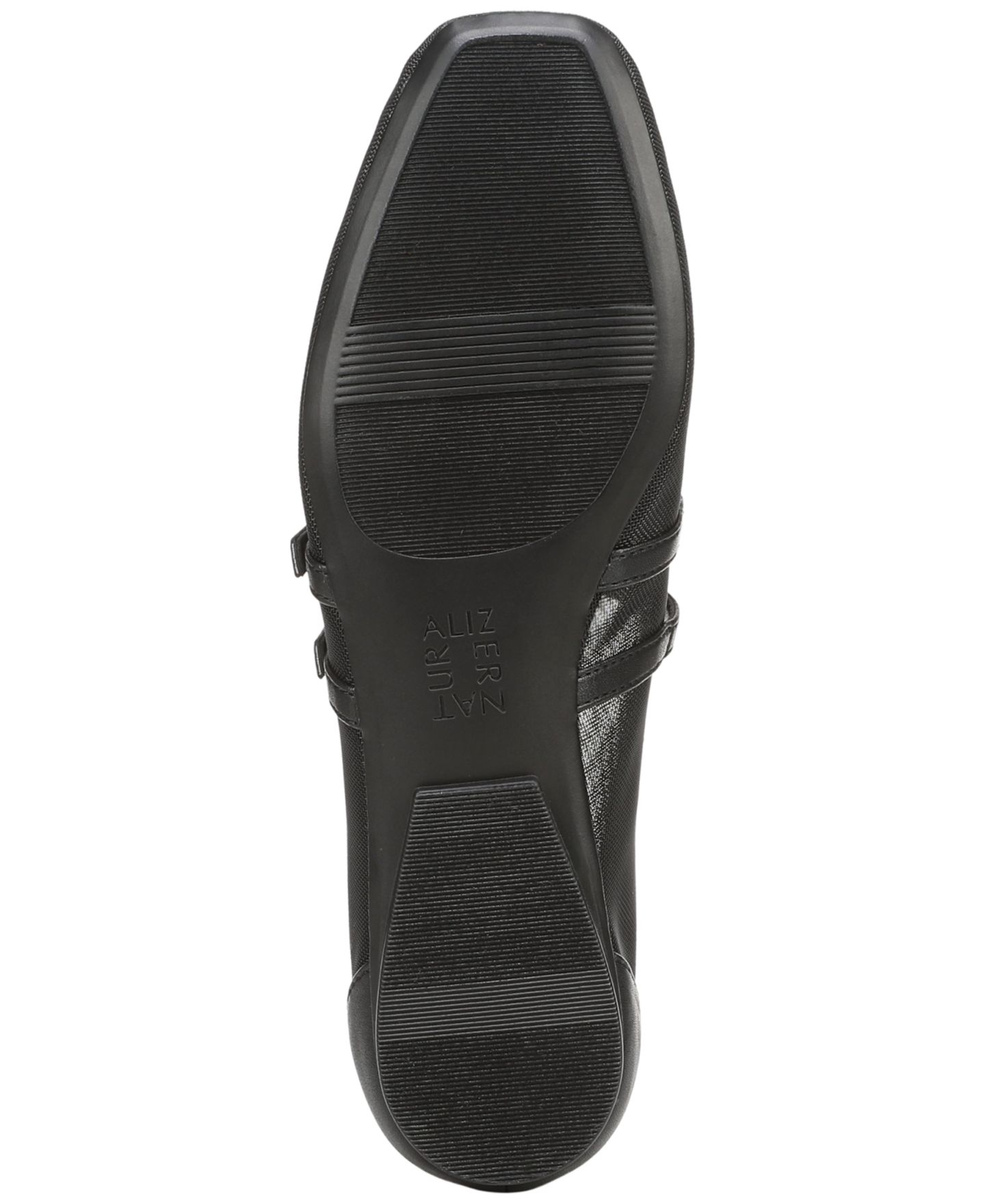 Женские балетки Naturalizer Crista Mary Jane Flats, цвет: Чёрный сетчатый / Искусственная кожа — фото 5
