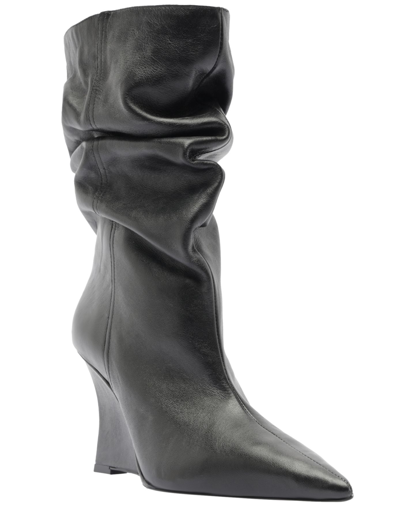 Женские ботинки Arezzo Cara Wedge Booties, цвет: Чёрный — фото 1